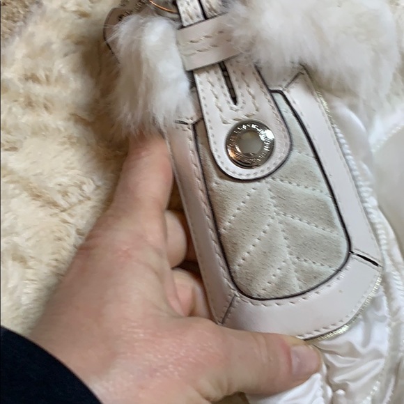 RARE Vintage Coach Rabbit Hair puffer bag - Picture 6 of 8